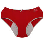 شورتکس زنانه ماییلدا مدل دولایه خرس و پاپیون کد 5257-1042 رنگ قرمز