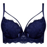 سوتین زنانه فنردار مدل پوش آپ هارنس کد 5249-230 رنگ سرمه ای