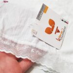 شورت زنانه ماییلدا مدل لبه گیپوری کد 5263-2202 رنگ سفید