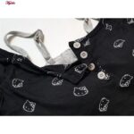 کراپ‌ تی‌شرت آستین کوتاه زنانه ماییلدا مدل کیتی کد 5262-5039 رنگ مشکی