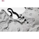 کراپ‌ تی‌شرت آستین کوتاه زنانه ماییلدا مدل کیتی کد 5262-5039 رنگ طوسی