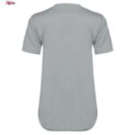 ست تی شرت و شلوار ورزشی زنانه مدل 5231-734p رنگ طوسی به همراه هدبند