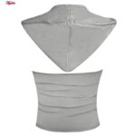 کراپ‌تاپ کلاه دار زنانه ماییلدا مدل 5260-259 رنگ طوسی