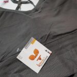 کراپ‌تاپ زنانه ماییلدا مدل بند ضربدری کد 5242-6511 رنگ خاکستری تیره