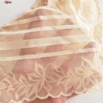 شورت زنانه ماییلدا مدل گیپور گلدار کد 5232 رنگ کرم