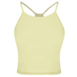 کراپ‌تاپ زنانه ماییلدا مدل پد ثابت کد 5258-241 رنگ لیمویی