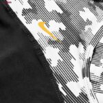 ست تاپ و شلوارک ورزشی زنانه مدل 5215-746P رنگ مشکی به همراه هدبند