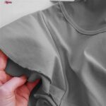 پیراهن یقه گرد زنانه کوزا مدل 9230 رنگ طوسی