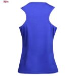 تاپ ورزشی زنانه مدل 5213-323P رنگ آبی به همراه هدبند