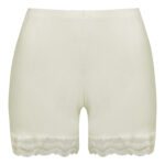 شورت زنانه پادار ماییلدا مدل لبه گیپوری کد 5251-A402 رنگ کرم