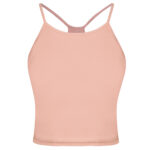 کراپ‌تاپ زنانه ماییلدا مدل پد ثابت کد 5258-241 رنگ گلبهی