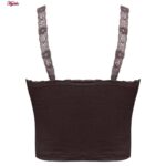 کراپ‌تاپ زنانه ماییلدا مدل 5264-709 رنگ قهوه ای