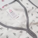 پیراهن زنانه کوزا مدل موسیقی کد 9225 رنگ طوسی