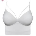 نیم تنه ورزشی زنانه ماییلدا مدل پد ثابت کد 5252-2105 رنگ سفید