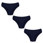 شورت زنانه ماییلدا مدل 4830 رنگ سرمه ای بسته 3 عددی