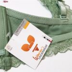 سوتین زنانه بدون فنر ماییلدا مدل پوش آپ بند متحرک کد 5247-833 رنگ سبز