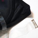 سوتین فنردار زنانه هانا مدل بند نامرئی کد 5266-94388 رنگ مشکی