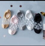 جوراب زیرقوزکی شیشه ای خالدار کد R-1645 - Image 2