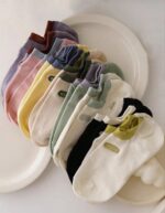 جوراب زیرقوزکی گلدوزی کد R-1527 - Image 2