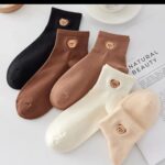 جوراب نیم ساق گلدوزی تدی r-1167