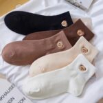 جوراب نیم ساق گلدوزی تدی r-1167 - Image 4