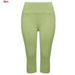 ست تی شرت و شلوارک ورزشی زنانه مدل 5223-697P رنگ سبز