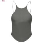 کراپ‌تاپ زنانه ماییلدا مدل 5202 رنگ خاکستری