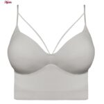 نیم تنه ورزشی زنانه ماییلدا مدل پد ثابت کد 5252-2105 رنگ طوسی