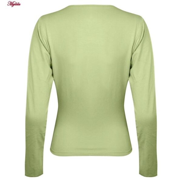 ست تی شرت و شلوارک ورزشی زنانه مدل 5223-697P رنگ سبز