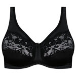 سوتین زنانه پانیذ مدل بدون فنر کد 22207 رنگ مشکی