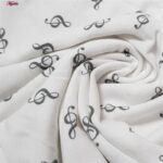 پیراهن زنانه کوزا مدل موسیقی کد 9225 رنگ طوسی