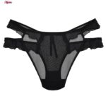 شورت زنانه ماییلدا مدل گیپور کد 5255-2250-4 رنگ مشکی