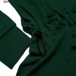 گرمکن ورزشی زنانه مدل 5218-690p رنگ سبز یشمی