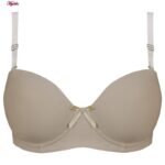 سوتین فنردار زنانه هانا مدل بند نامرئی کد 5266-94388 رنگ نسکافه ای