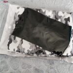 ست تی شرت و شلوار ورزشی زنانه مدل 5231-734p رنگ مشکی به همراه هدبند