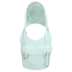 کراپ‌تاپ کلاه دار زنانه ماییلدا مدل 5260-259 رنگ آبی