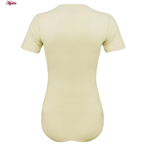 بادی آستین کوتاه زنانه لورنزا مدل 5211-50032 رنگ کرم