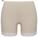 شورت زنانه ماییلدا مدل لبه گیپوری کد 5263-2202 رنگ کرم