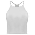 کراپ‌تاپ زنانه ماییلدا مدل پد ثابت کد 5258-241 رنگ سفید