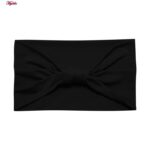 ست تاپ و شلوارک ورزشی زنانه مدل 5215-746P رنگ مشکی به همراه هدبند