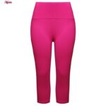 ست تی شرت آستین بلند و شلوارک ورزشی زنانه مدل ریلی کد 5226-696p رنگ سرخابی