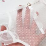 شورت زنانه ماییلدا مدل گیپور کد 5255-2250-1 رنگ سفید