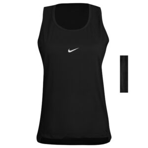 تاپ ورزشی زنانه مدل 5213-323P رنگ مشکی به همراه هدبند