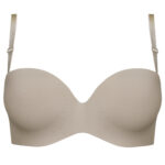 سوتین فنردار زنانه لتیسیا مدل بند متحرک کد 5267-9822 رنگ نسکافه ای