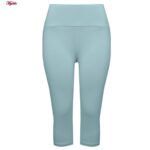 ست تی شرت و شلوارک ورزشی زنانه مدل 5223-697p رنگ آبی روشن