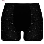 شورت پادار مردانه ماییلدا کد 5210 رنگ مشکی