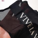 کراپ‌تاپ زنانه مدل لیزری پشت توری کد 5254-5502 رنگ مشکی