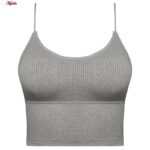 کراپتاپ زنانه ماییلدا مدل پد متحرک کد 5250-175 رنگ طوسی