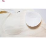 کراپ‌تاپ زنانه مدل لیزری پشت توری کد 5254-5502 رنگ لیمویی