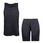 ست تاپ و شلوارک ورزشی مردانه مدل 5225-683P رنگ خاکستری